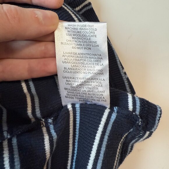 Care Bears‎ Y2K Junior's Cropped Grumpy Bear Striped Shirt Size XL - Picture 10 of 10